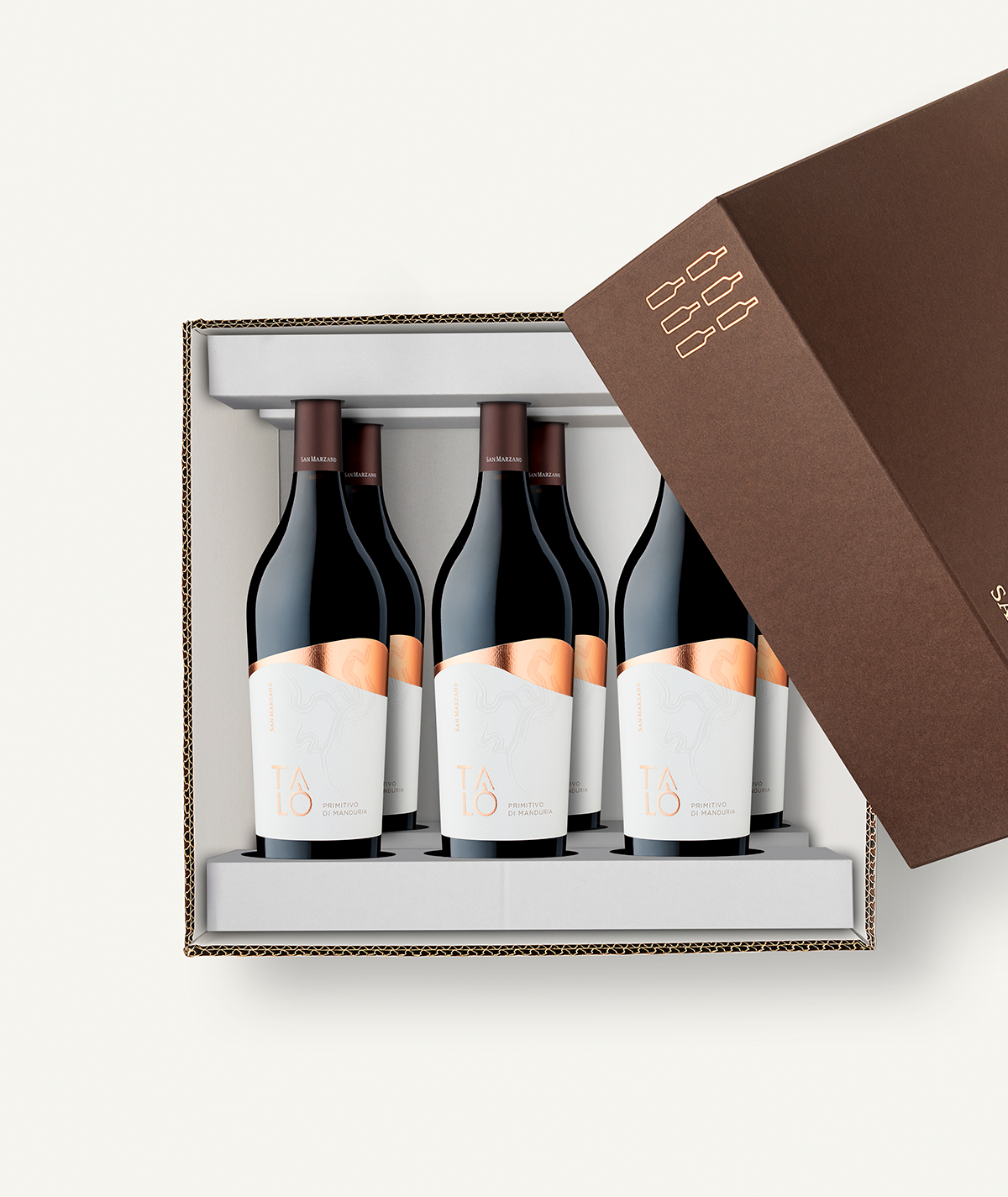 cantine-san-marzano-tal-primitivo-di-manduria-dop-rotwein-6er-box image 2