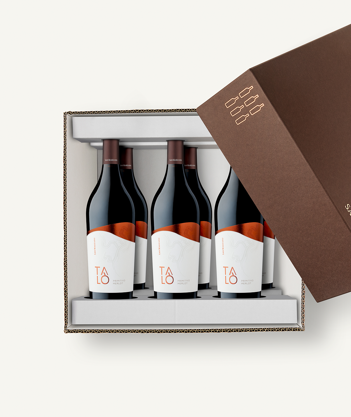 cantine-san-marzano-tal-primitivo-merlot-salento-igp-rotwein-6er-box image 2