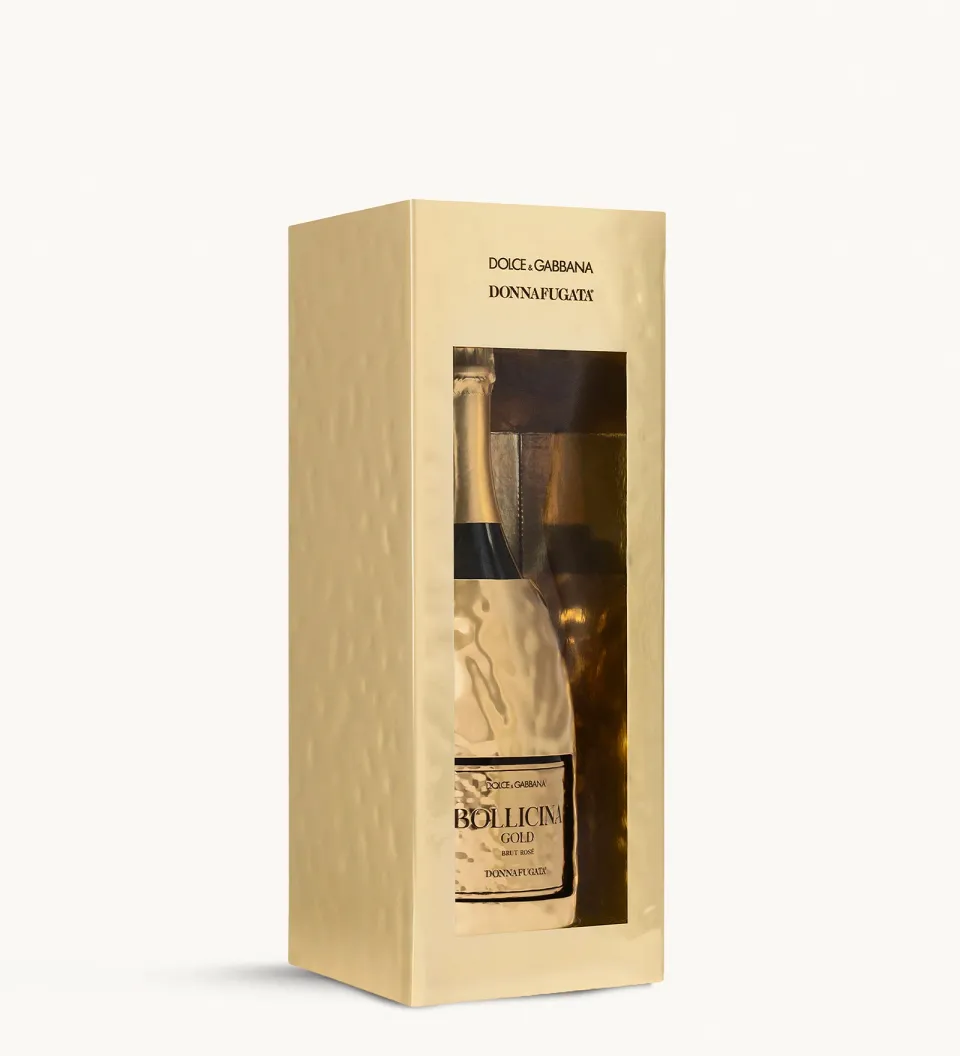 donnafugata-bollicina-gold-dolce-gabbana-kit-mit-flaschenk-hler image 1