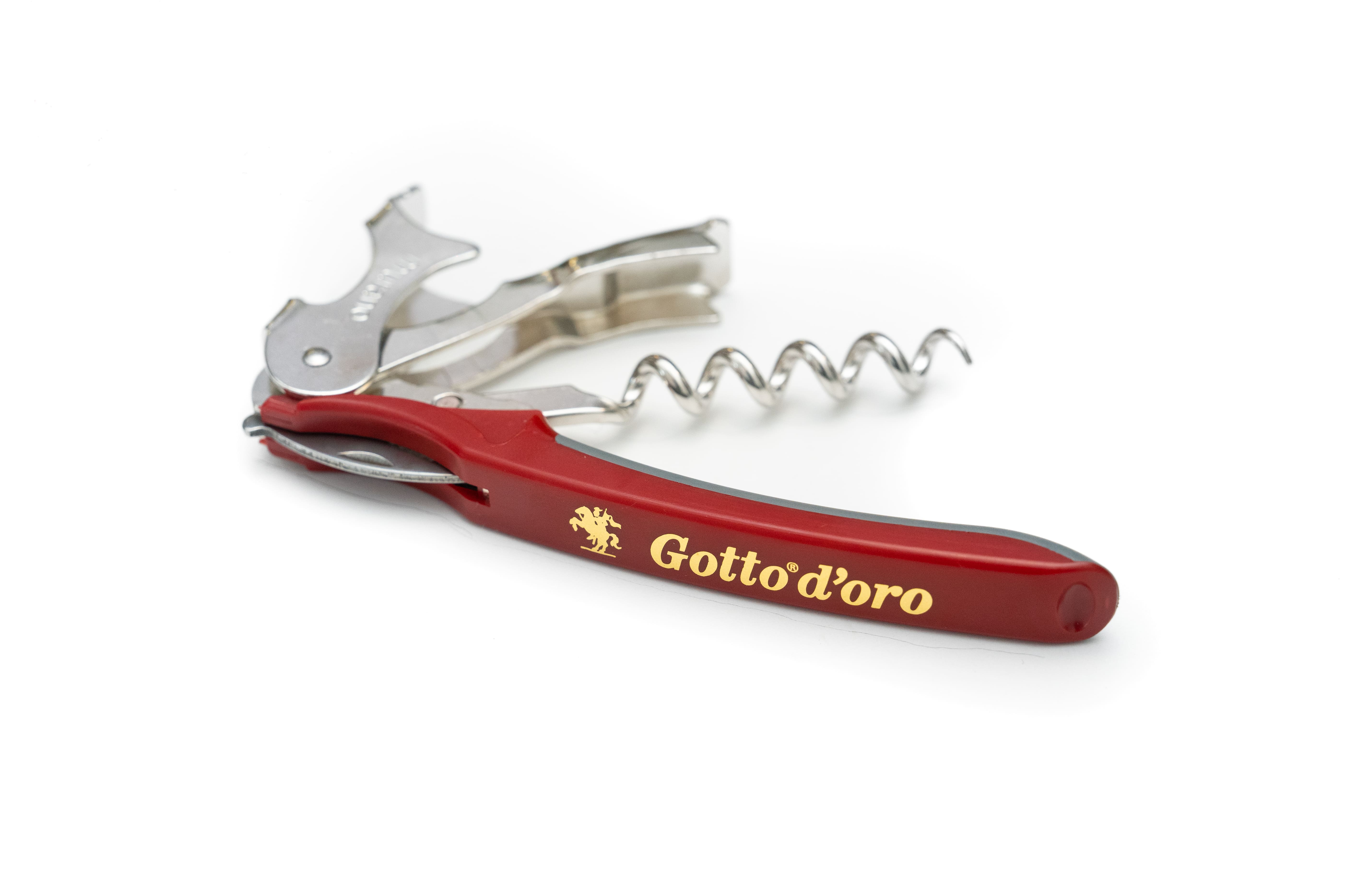 gotto-d-oro-cavatappi-professionale-rot-korkenzieher image 1