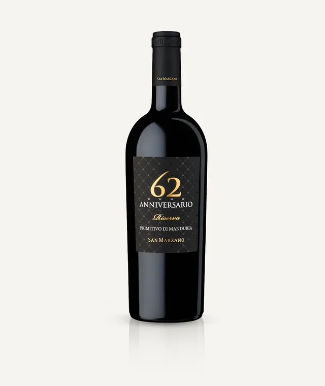 cantine-san-marzano-anniversario-62-primitivo-di-manduria-dop-riserva-rotwein-bo image 1