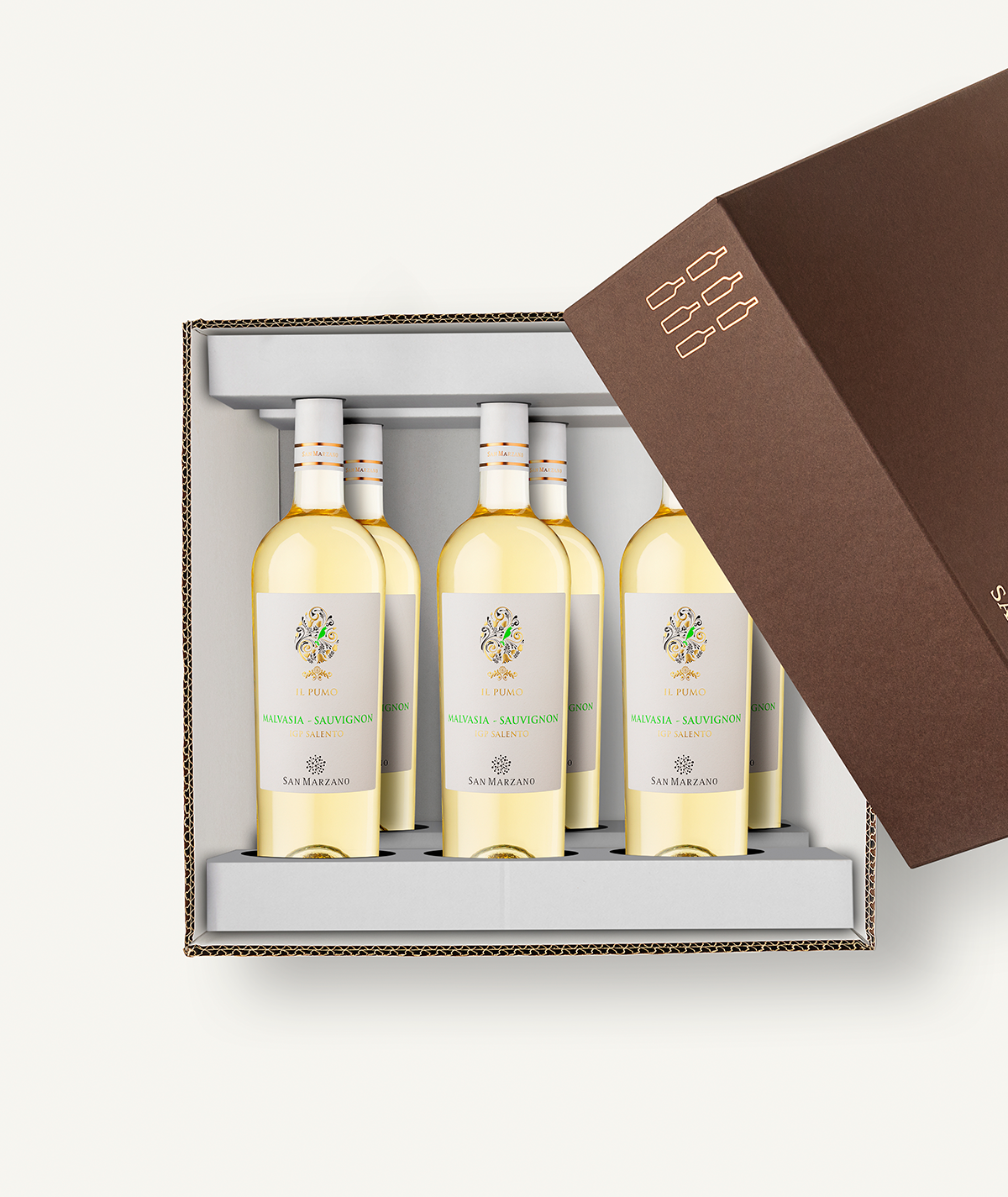 cantine-san-marzano-il-pumo-malvasia-sauvignon-salento-igp-box-6-flaschen image 2