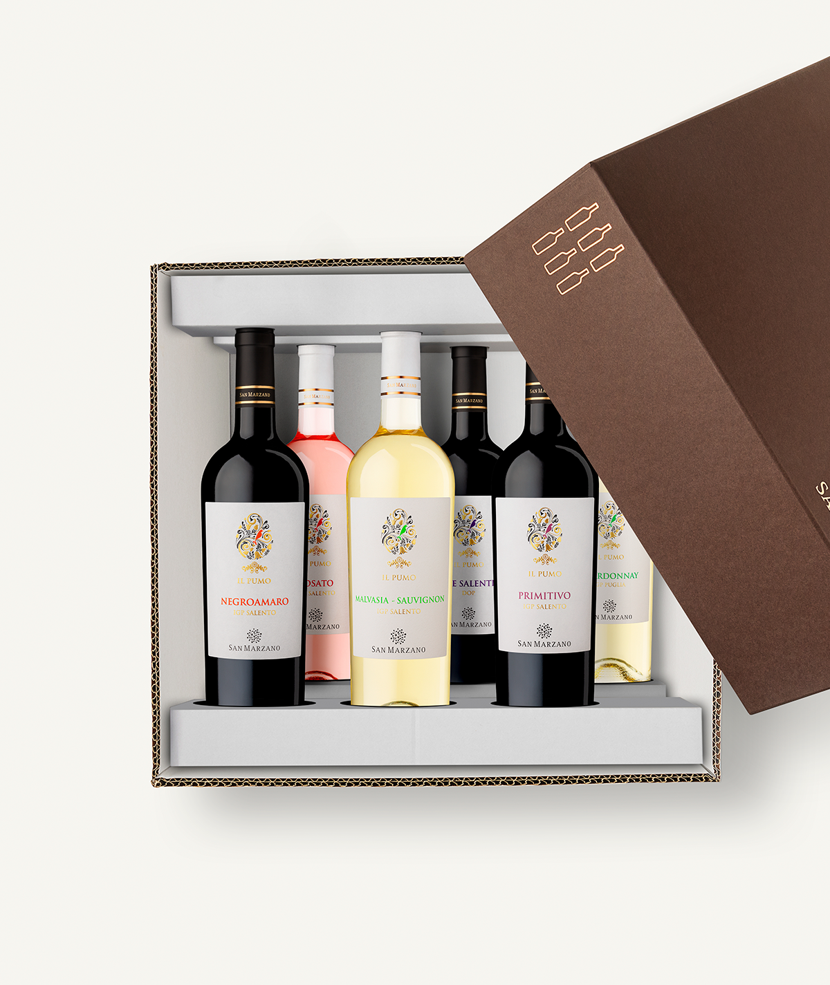 cantine-san-marzano-box-degustazione-il-pumo-6er-verkostung image 2