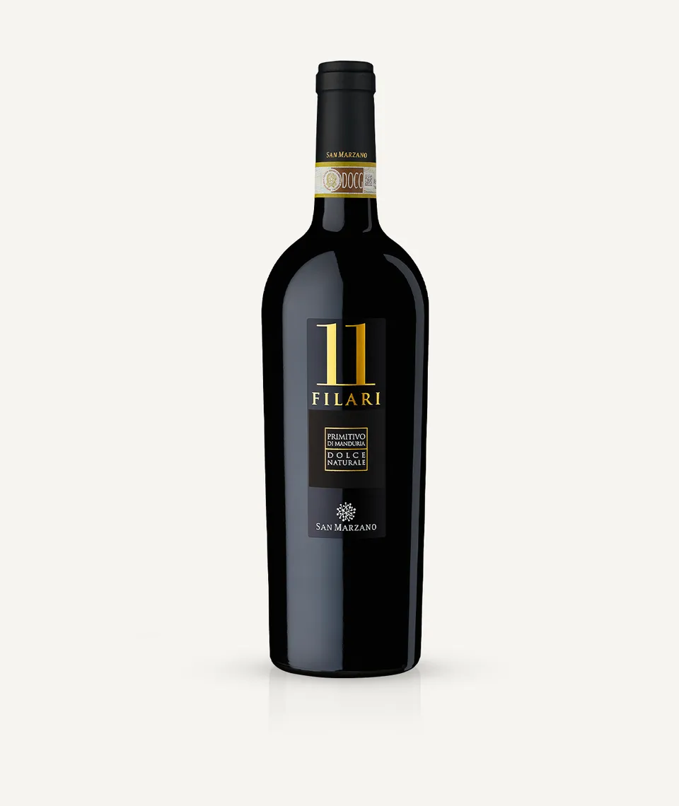 cantine-san-marzano-11-filari-primitivo-di-manduria-docg-dolce-naturale-6-flasch image 1